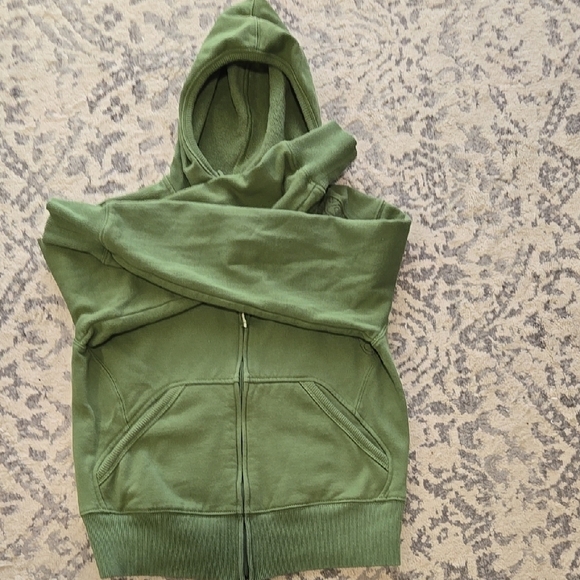 Nike ACG Green Hooded Sweatshirt with Full Zipper - Picture 6 of 7